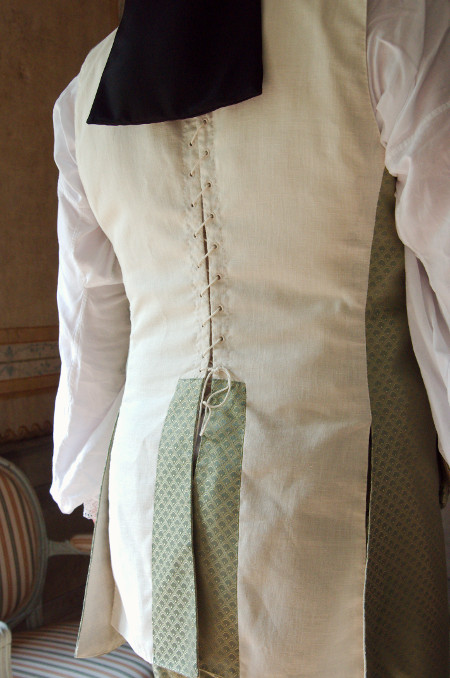 18th century man's suit: waistcoat