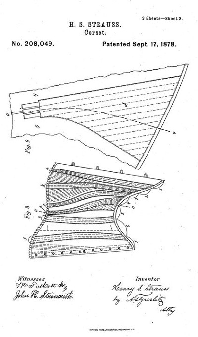 Strauss
                corset patent