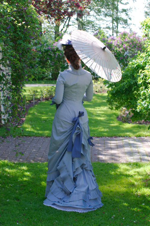 1870s
                  polonaise day dress