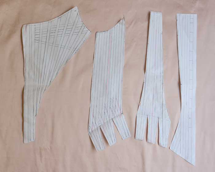 18th century stays
        pattern